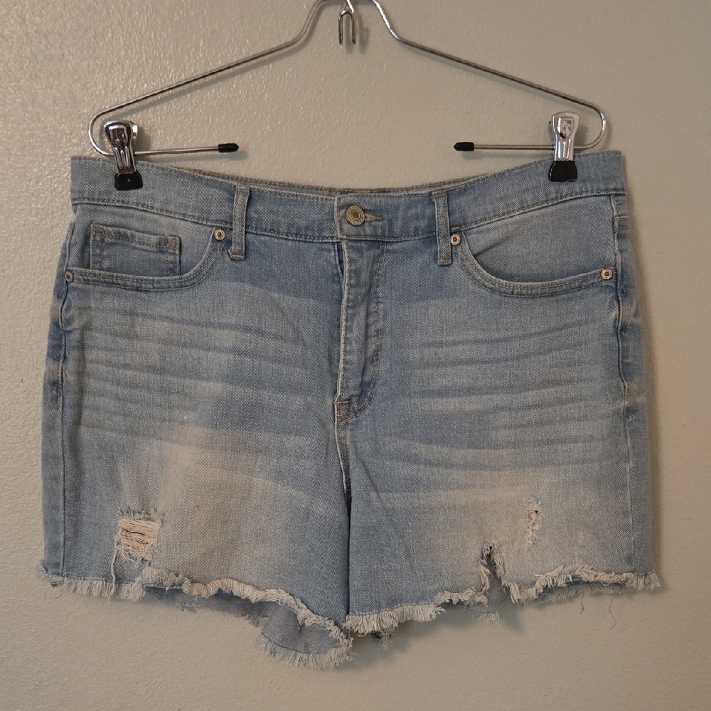 Scoop | Distressed Cutoff Jean Shorts Size 12